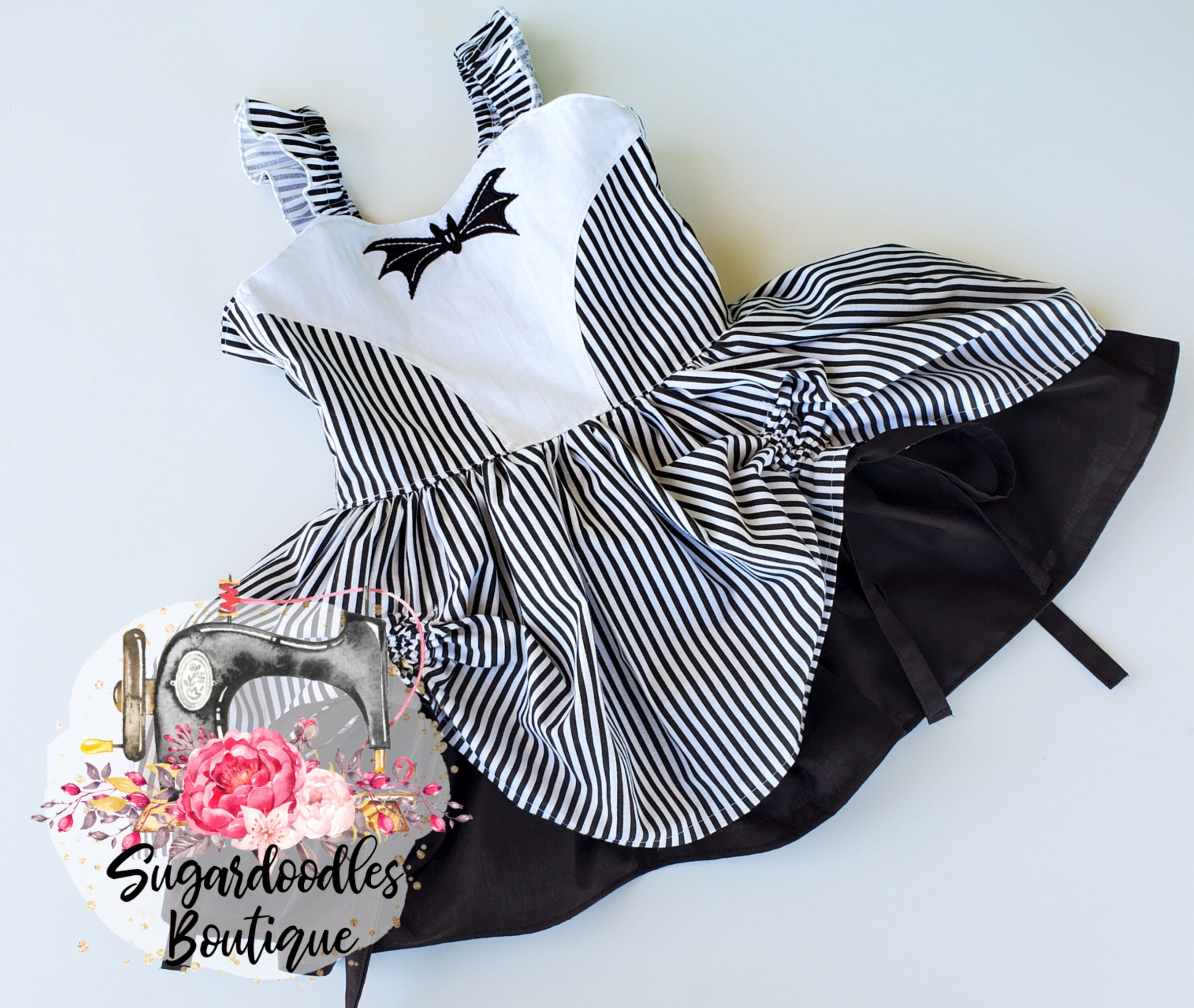 Jack Dress-Halloween Costume-Halloween Dress-Halloween Party Dress-Theme Park Dress- Fall-Skeleton Dress