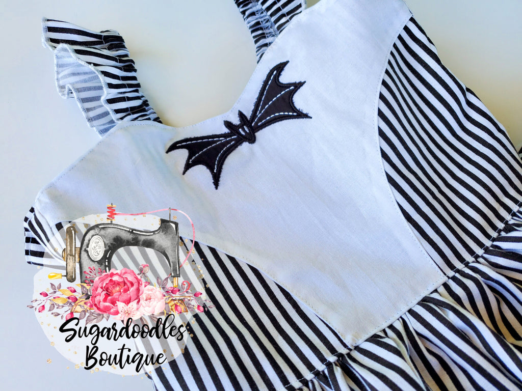 Jack Dress-Halloween Costume-Halloween Dress-Halloween Party Dress-Theme Park Dress- Fall-Skeleton Dress