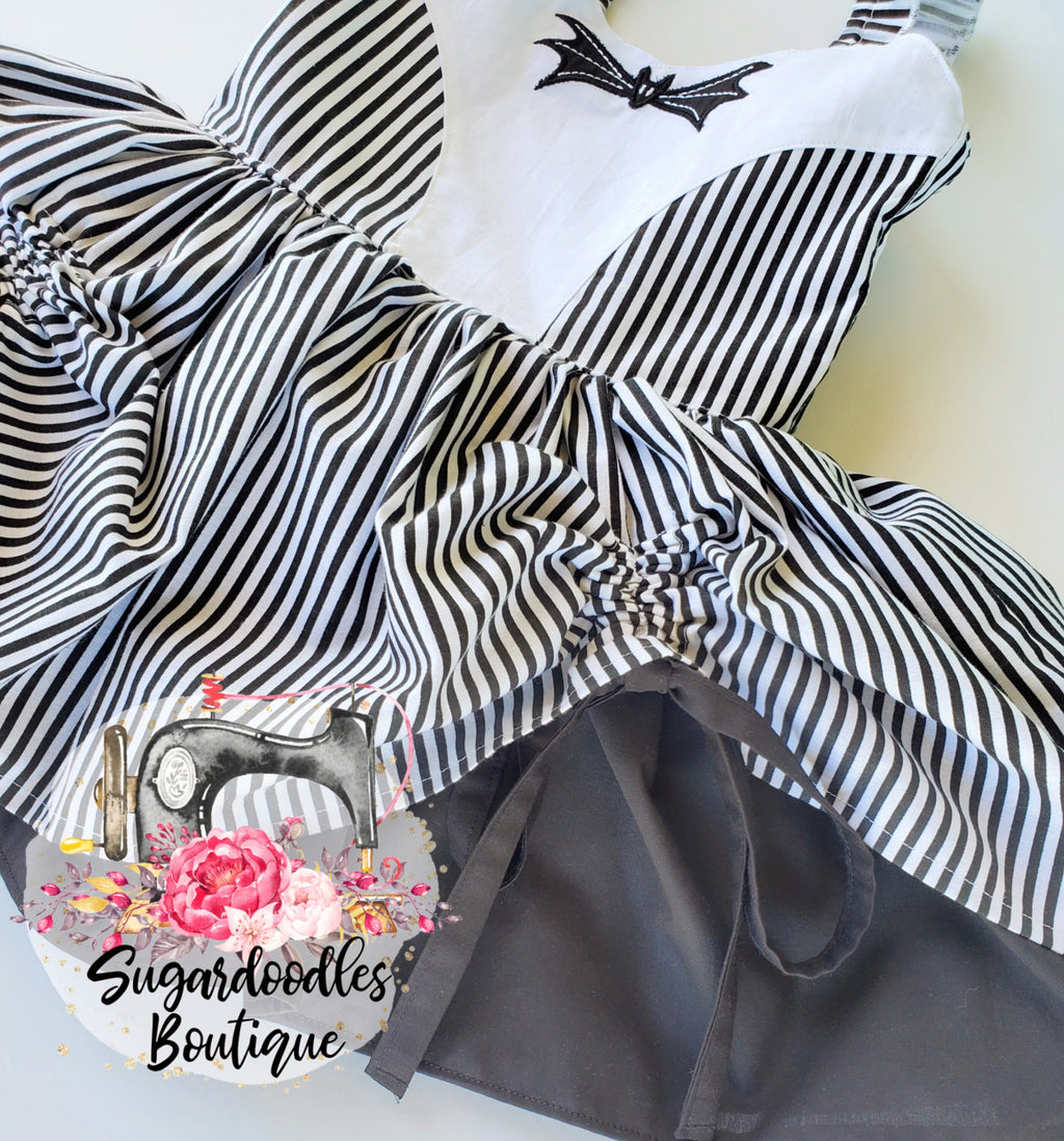 Jack Dress-Halloween Costume-Halloween Dress-Halloween Party Dress-Theme Park Dress- Fall-Skeleton Dress