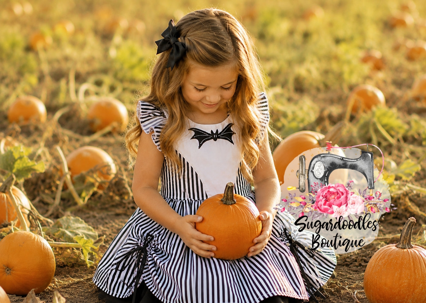 Jack Dress-Halloween Costume-Halloween Dress-Halloween Party Dress-Theme Park Dress- Fall-Skeleton Dress